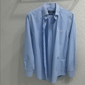 Vineyard Vines Light Blue Gingham Shirt